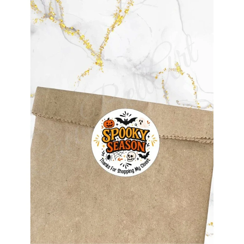 60  Spooky Season Stickers 2 inch – Halloween Packaging Labels